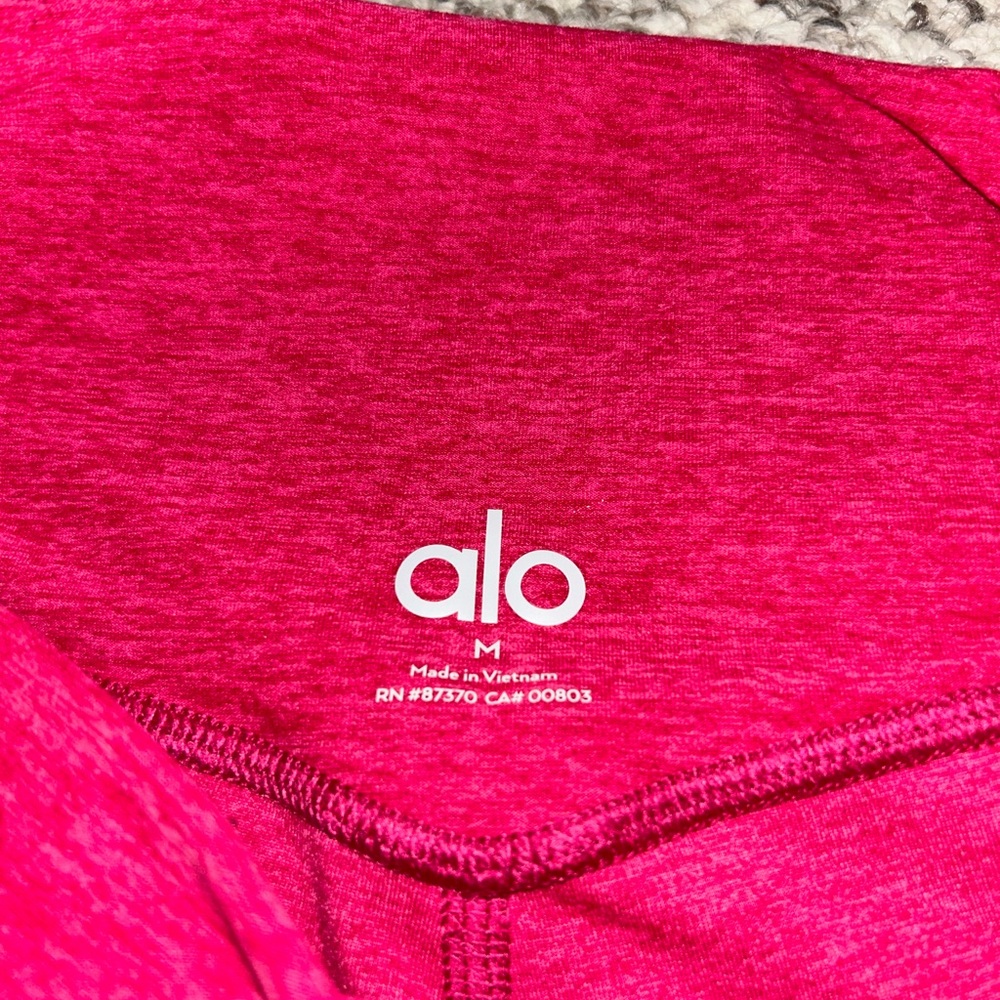 Alo Hot Pink Leggings